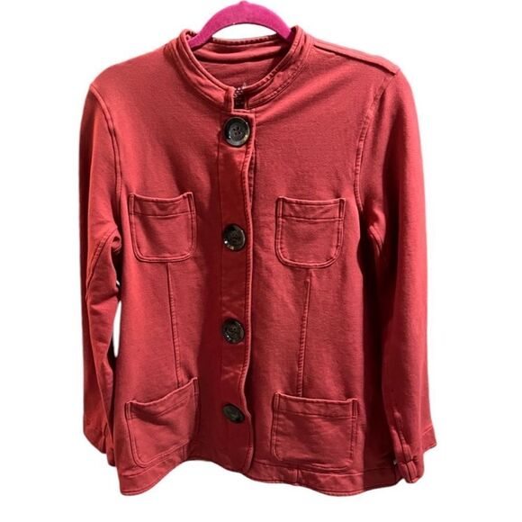 ✨Neon Buddha Button Jacket with Pockets Sz Small✨ - Picture 1 of 5